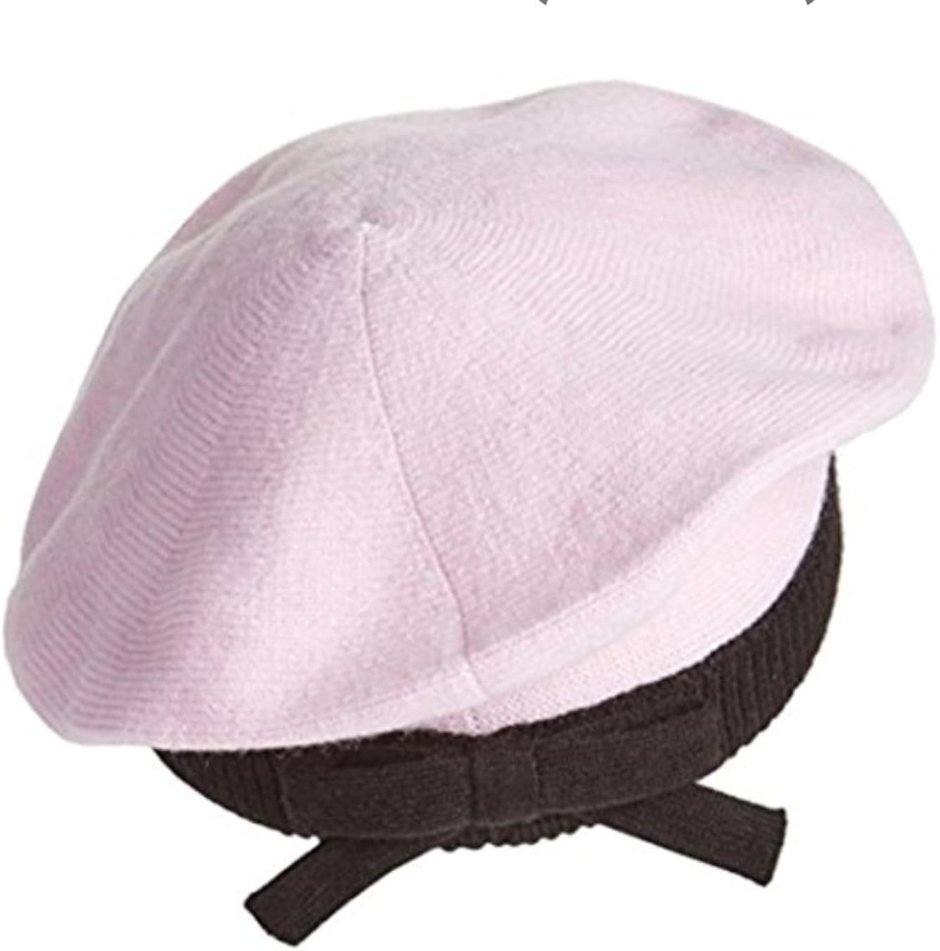 Kate Spade Contrast Bow Beret, Rose Dew 
