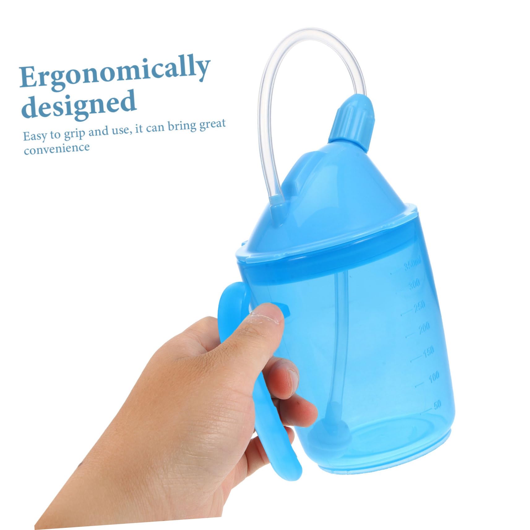 Healeved 3piezas Taza De Agua Para Pacientes Convalecientes Diseño Antigoteo y Asa Para Mayores Vaso Ergonómico Para Cuidado De Ancianos y Enfermos Casa Fácil De Usar y Transportar