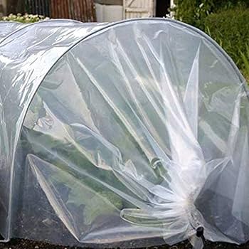 QVS Shop 4M X 4M Extra Thick Clear Polythene Sheeting 250Mu / 1000G Furniture Cover