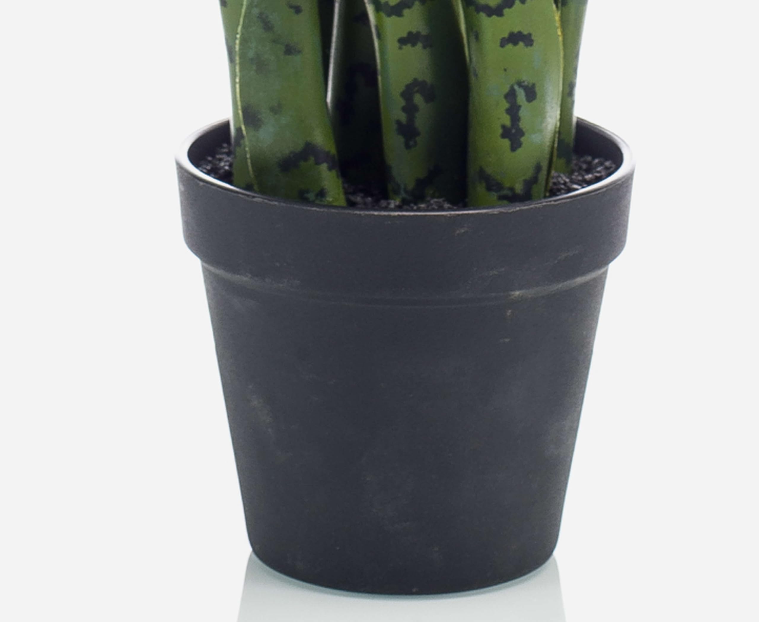 artplants.de Sansevieria synthétique POLIANA, Vert, 50cm