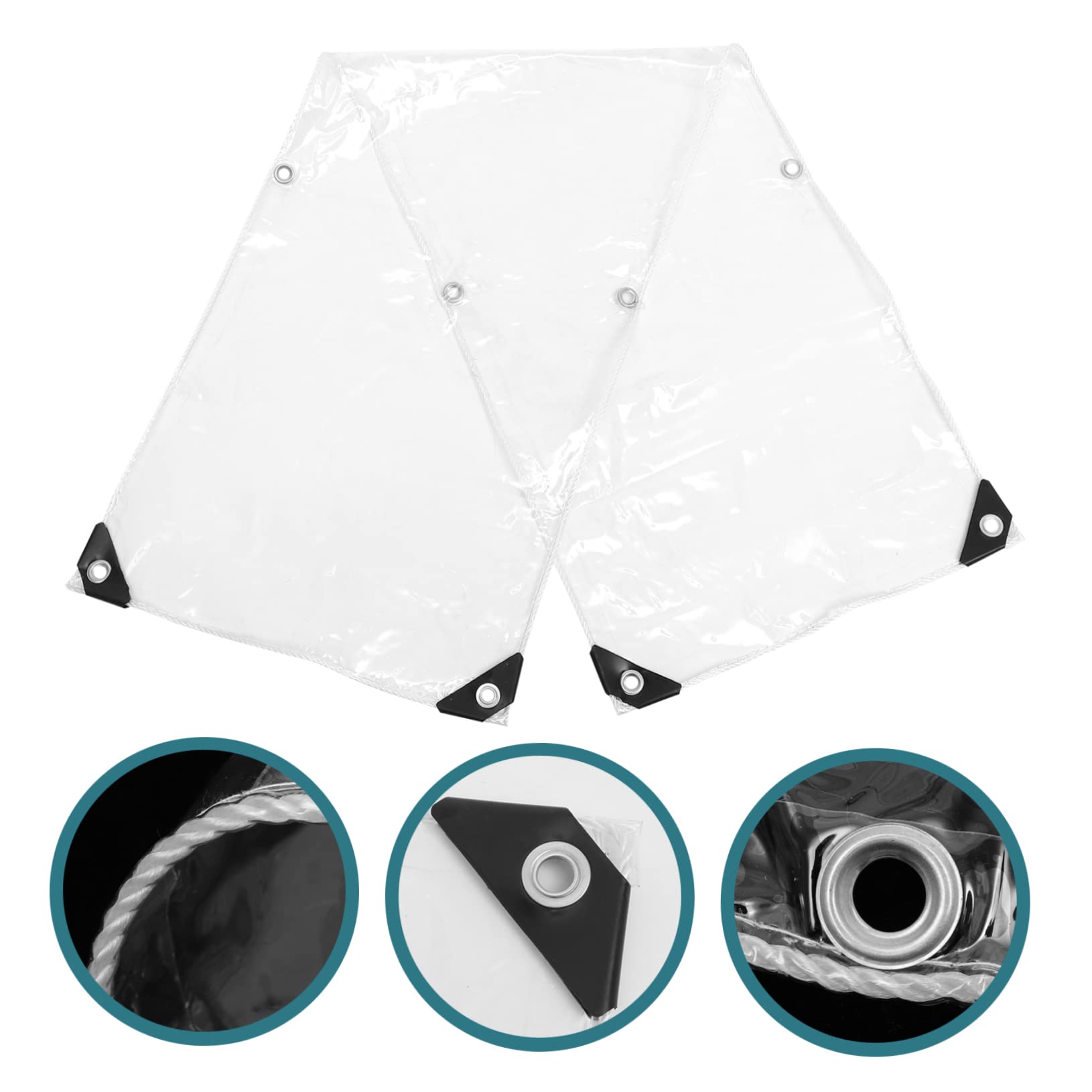 ifundom 1 Set Convenient Garden Sunshade Tent Reusable Transparent Outdoor Shelter for Plants Rain Protection for Camping and Greenhouse Use