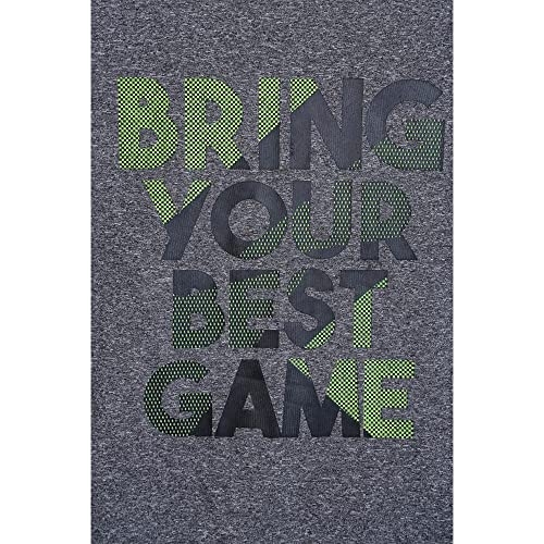 Image of Life by Shoppers Stop Printed Polyester Round Neck Boys T-Shirt