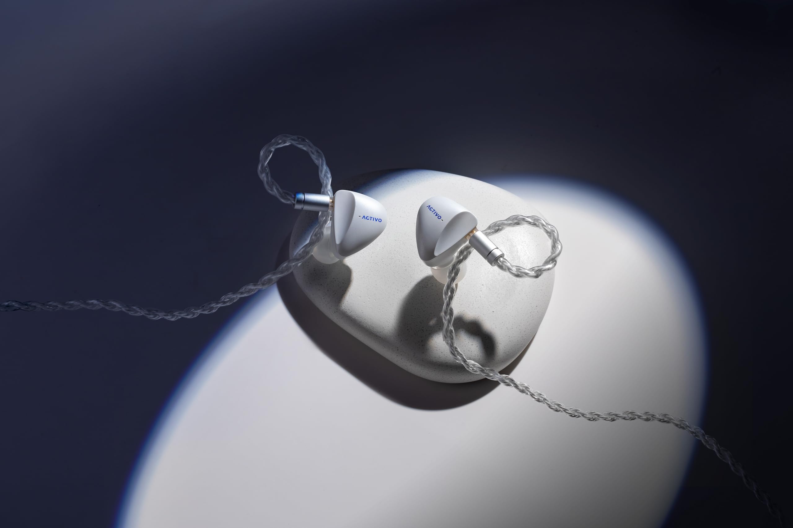 Activo Scoop 5 Driver Hybrid In-Ear-Kopfhörer, Weiß
