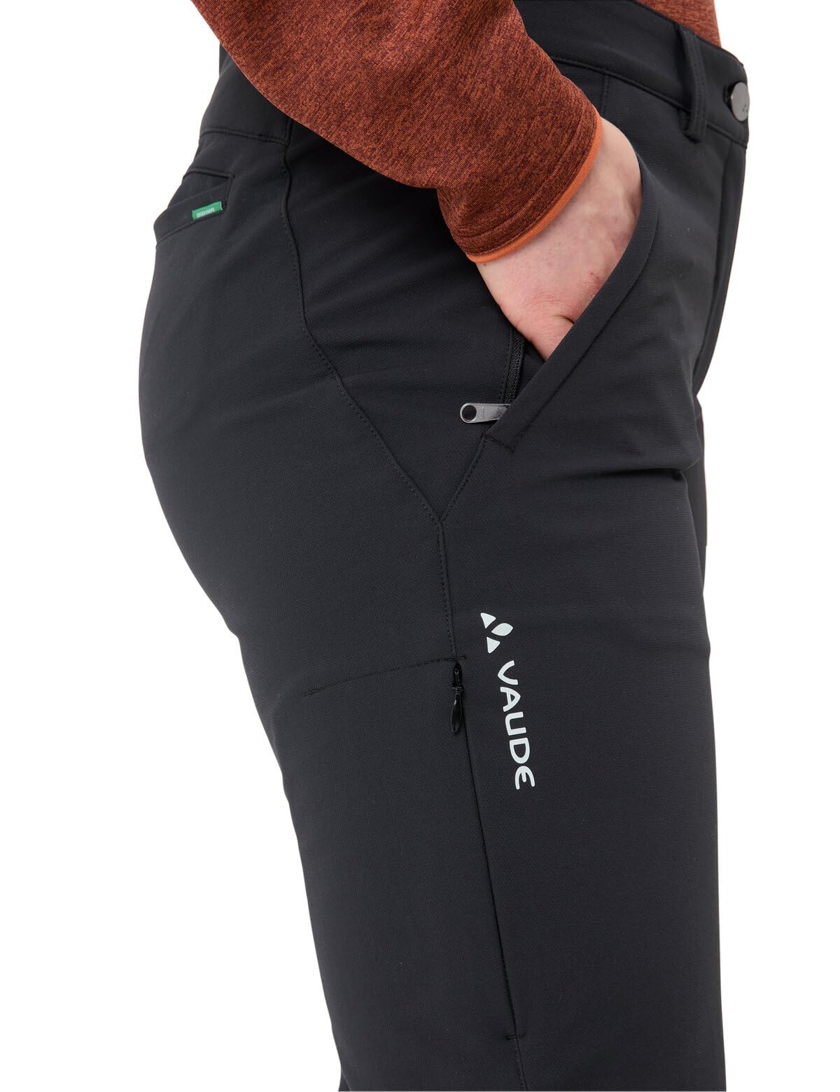 VAUDE Damen Wanderhose, Women's Strathcona Pants II, hoch elastisch, strapazierfähig, 80% windabweisend, atmungsaktiv und schnelltrocknend