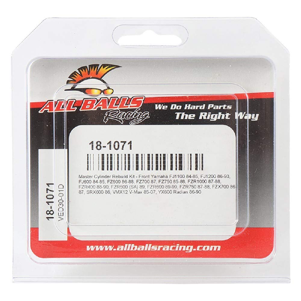 ALL BALLS 18-1071 KIT REVISIONE POMPA FRENO/MASTER CYLINDER REBUILD KIT