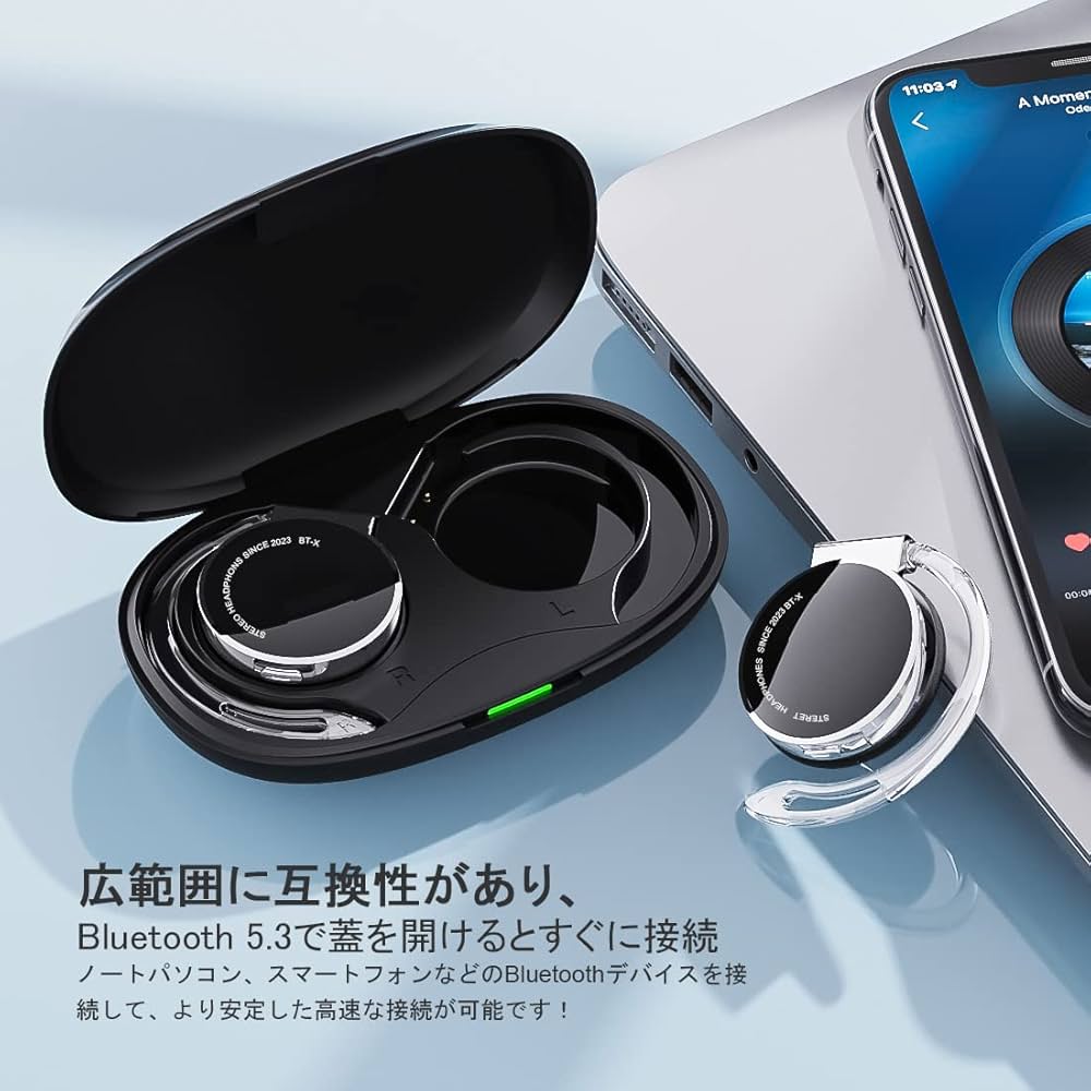 【2023 耳掛け式イヤホン Bluetooth 5.3イヤホン　ワイヤレス✨ Amazon.co.jp: 耳掛け式イヤホン Bluetooth 5.3 クリップ