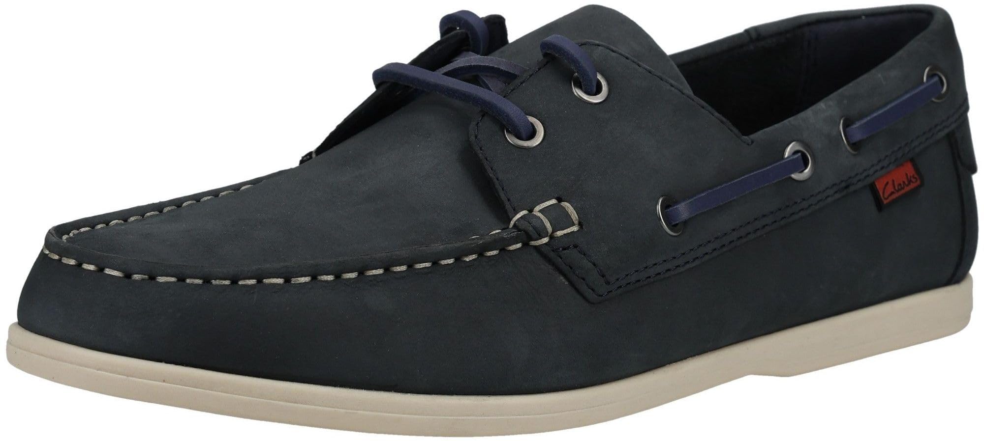 Clarks Charmouth Lace Navy Nubuck