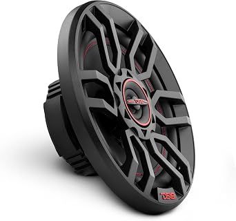 DS18 GEN-X6.5 Coaxial Speaker - 6.5, 3-Way, 165W Max, 50W RMS, Black Paper Cone, Two Mylar Dome Tweeters, 4 Ohms - Clarity Unparalled by Other Speakers in Their Class (2 Speakers)