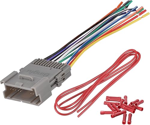 Bingfu Arnés de cableado para Chevrolet Chevy Blazer Express Metro Prizm S10 Tracker Colorado Vehículos de repuesto para auto estéreo XC61P