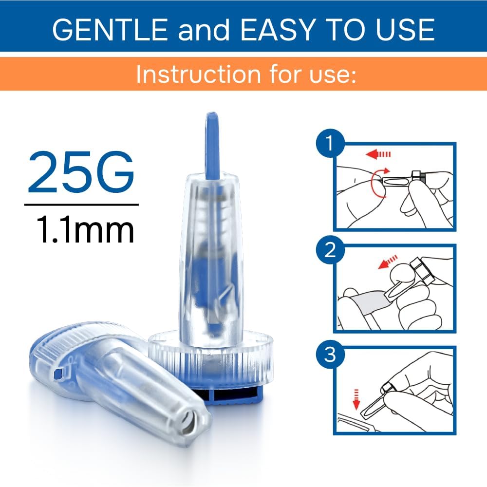 ONE-CARE Opti Lancets - Push Button Safety -3