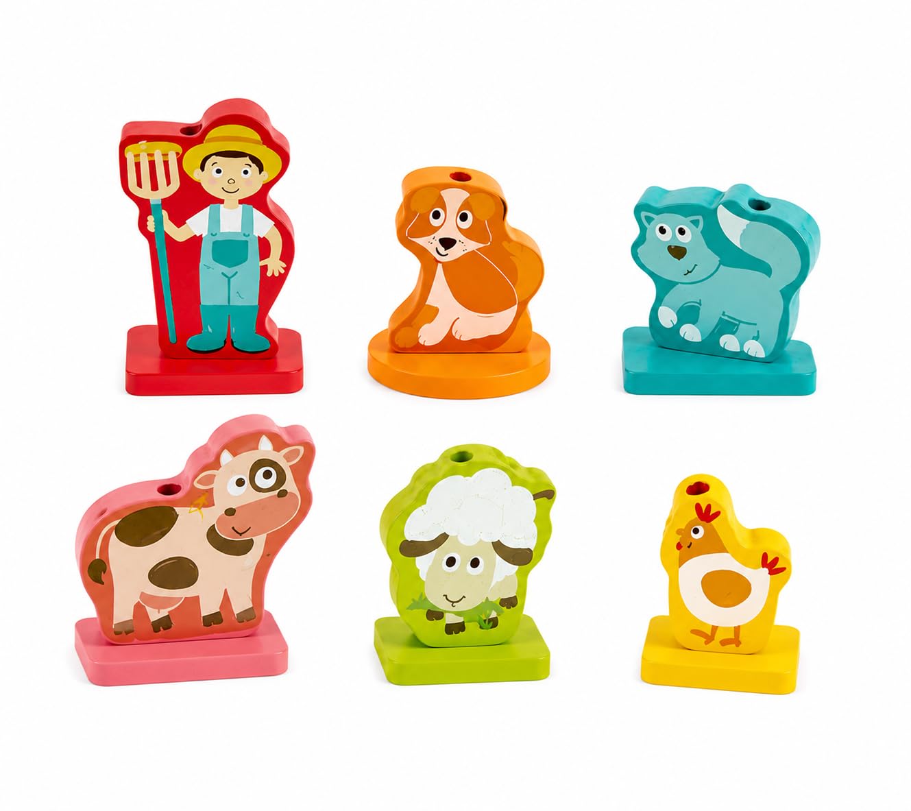 Hape E1614 Interactive Farmyard Sound Wooden Puzzle - Educational Toy