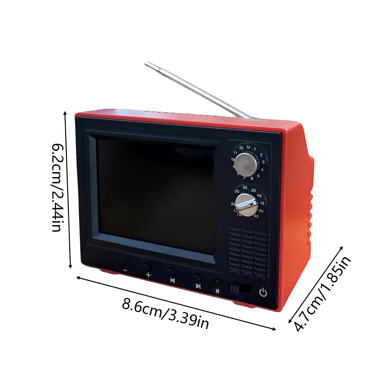 TV De Juguete Pantalla 720p Compacta 8 GB De Memoria Decoración Hogar