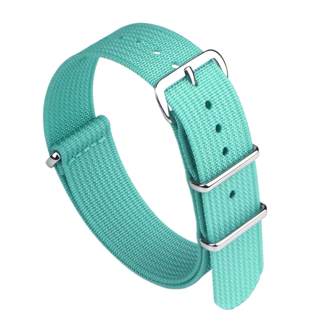 Run Ken Nouveau Bracelet De Montre Côtelé 18mm 20mm 22mm Bracelets En Nylon Tresse Accessoires