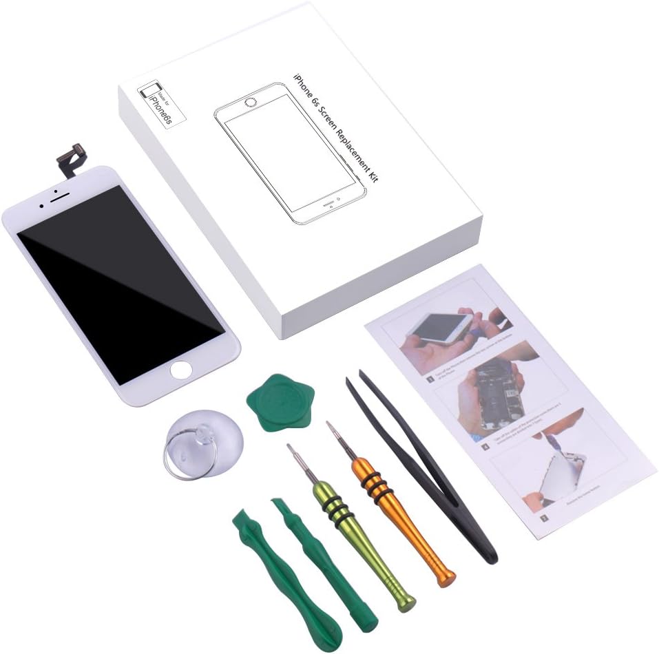 Screen Replacement Compatible iPhone 6S White 4.7inch Digitizer Repair LCD Replacement Kit Assembly