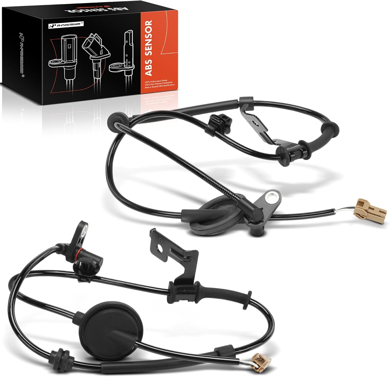 A-Premium 2PCS Rear ABS Wheel Speed Sensor Compatible with Kia Models - Rio 2012 2013 2014 2015 2016 2017