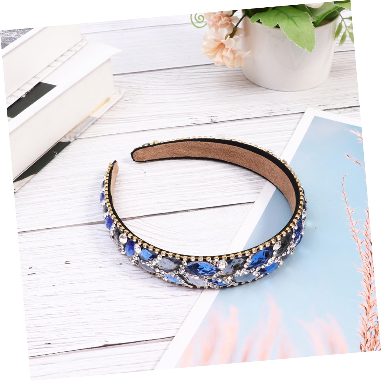 Healeved 2pezzi Cerchietto Blu Per e Ragazze Accessori Per e Creativi Per Speciali e Memorabili