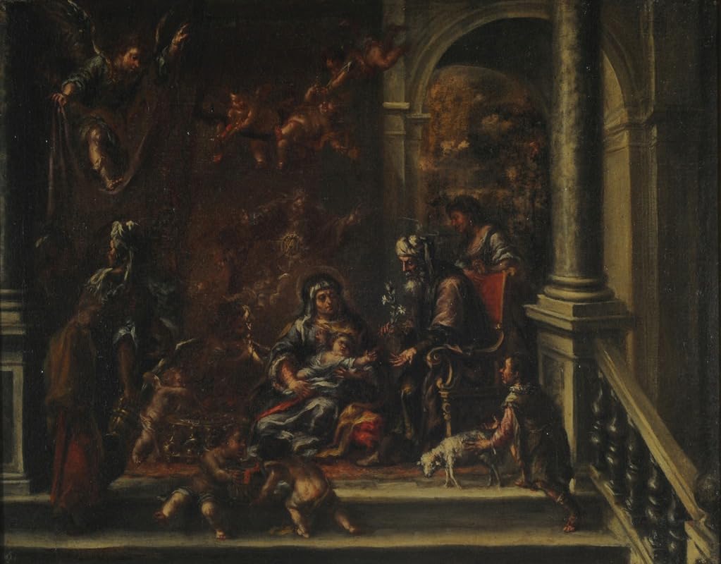 Narodziny y (około 1680-1686) plakat wydruk autorstwa Juana de Valdés Leal (24 x 36)