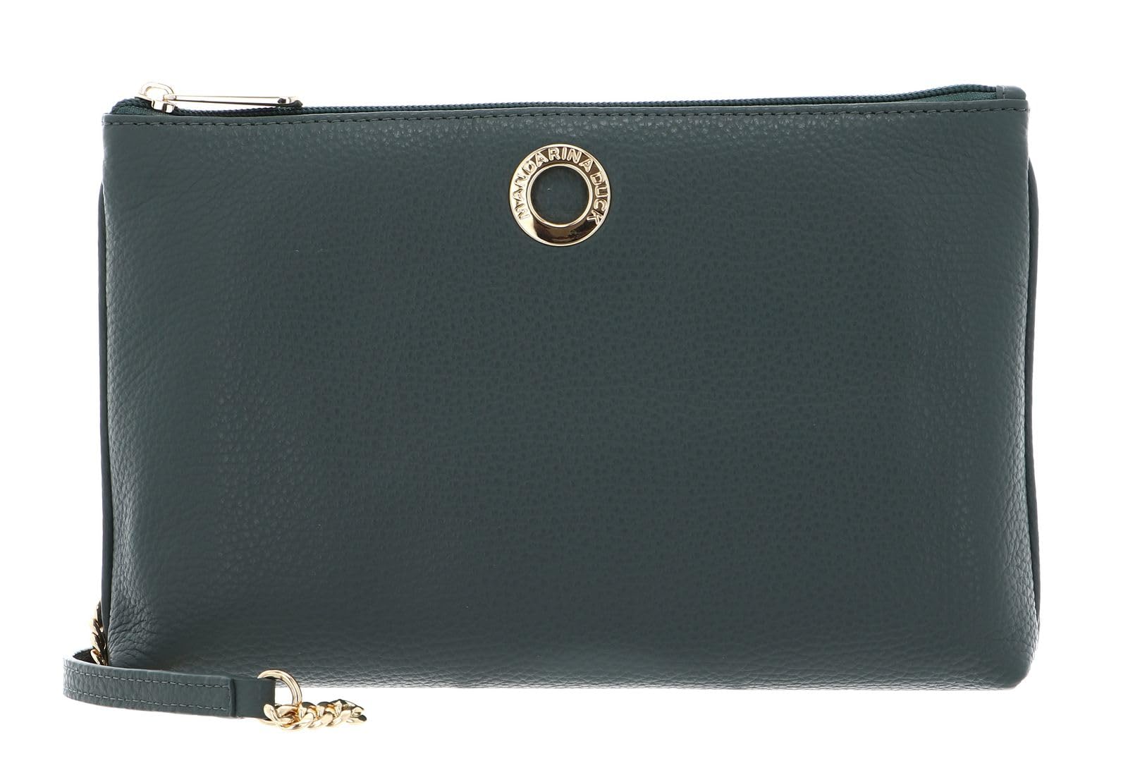 MANDARINA DUCK Mellow Leather Crossover Bag Dark Forest