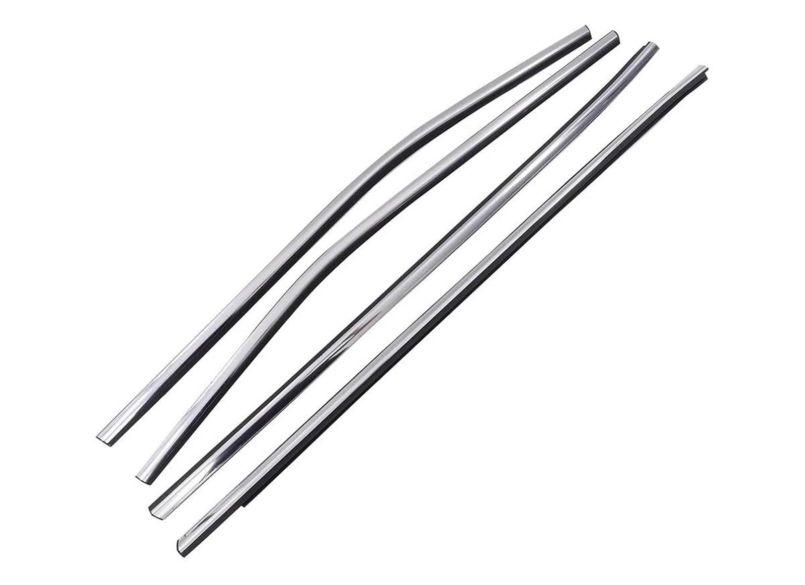 Strisce protettive per Portiere Auto, 4 Pezzi, guarnizioni in Gomma per finestrini Esterni dell'auto per Nissan Qashqai 2015-2020, Striscia di Tenuta, Modanatura, Finitura.