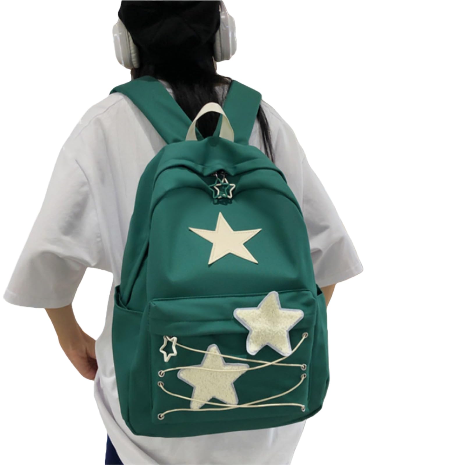 Plecak Sweet All Match Star Plecaki Kobiety Streetwear Y2k Tornistry o dużej pojemności Studenci