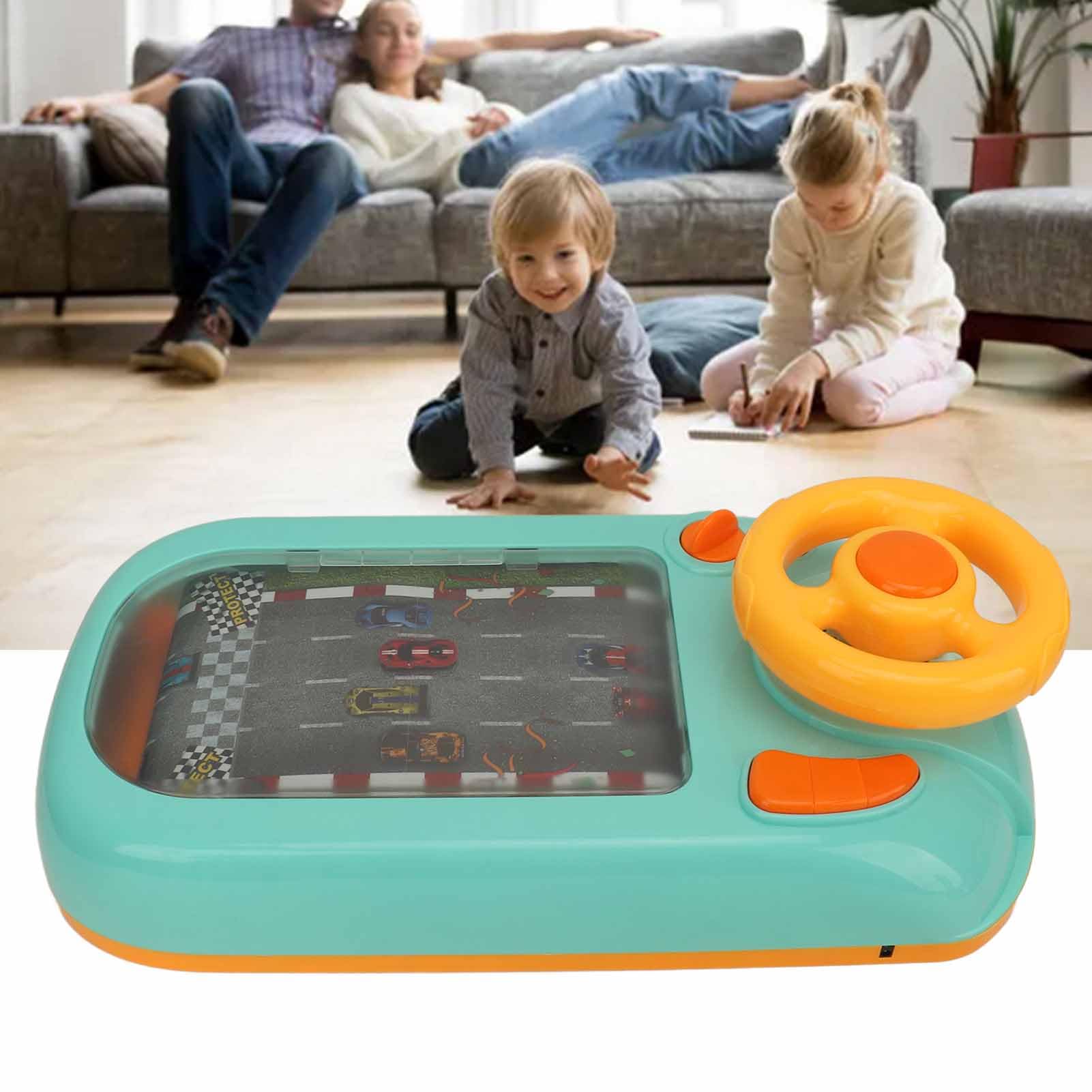 Volante de Carreras Musical, Juguete Educativo Interactivo con ABS Duradero para Niños y Niñas Mayores de 3 Años, Aventura de Aprendizaje en Juego