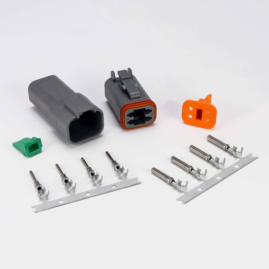 ZETT - tttt Amazon.com: Deutsch 4-pin Connector Kit W/housing, Terminals