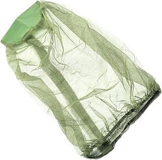 yanzisura Mosquitera para Cabeza,Malla Antimoscas con Cierre Automático - Equipo de Protección para Exteriores Playa Jardinería Senderismo Campamentos Verano