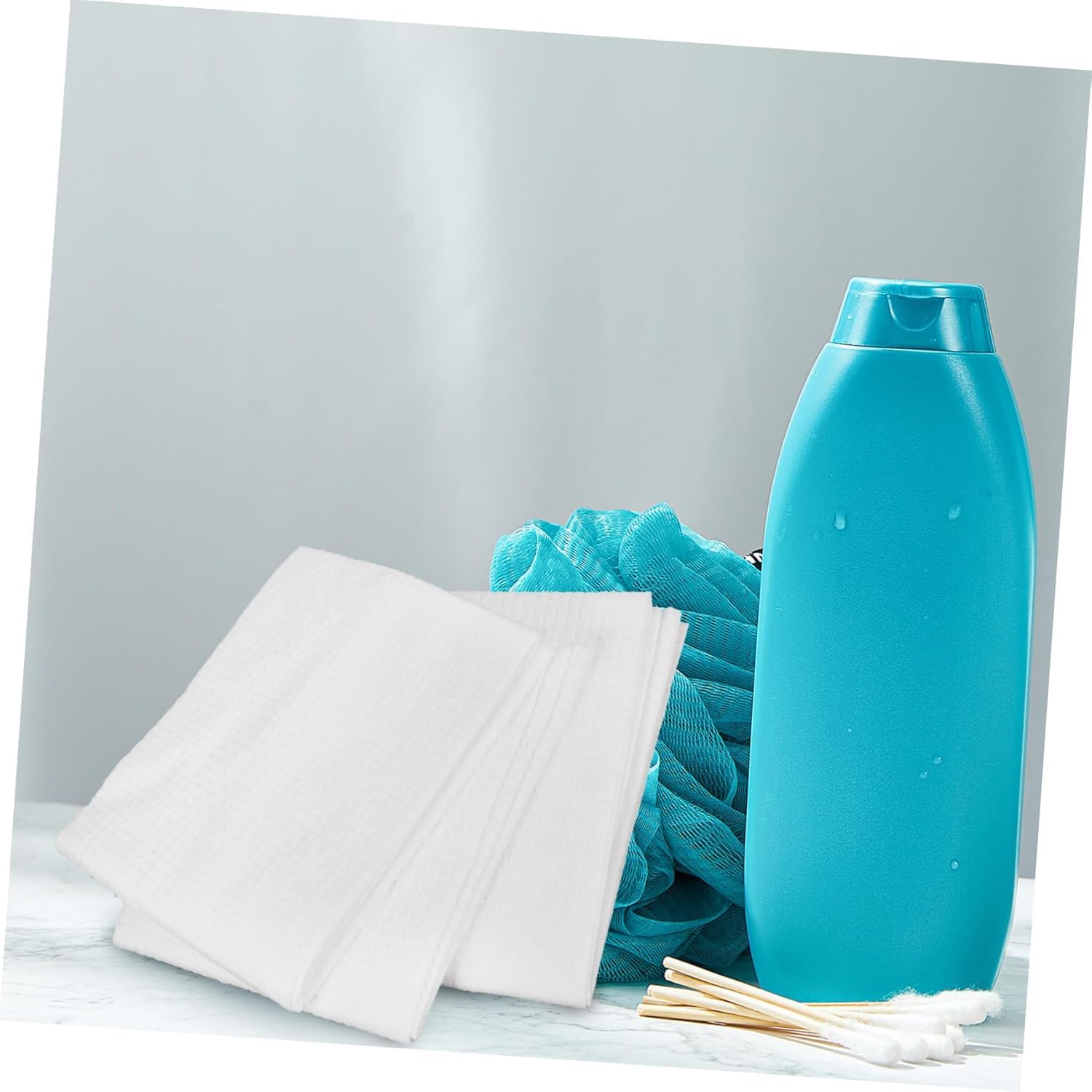 5 Ensembles de 10 Serviettes de Bain jetables Classiques jetables et Serviettes absorbantes pour l'hôtel et Le Bureau Utilisation idéale pour Un Nettoyage Rapide et Une commodité de Voyage