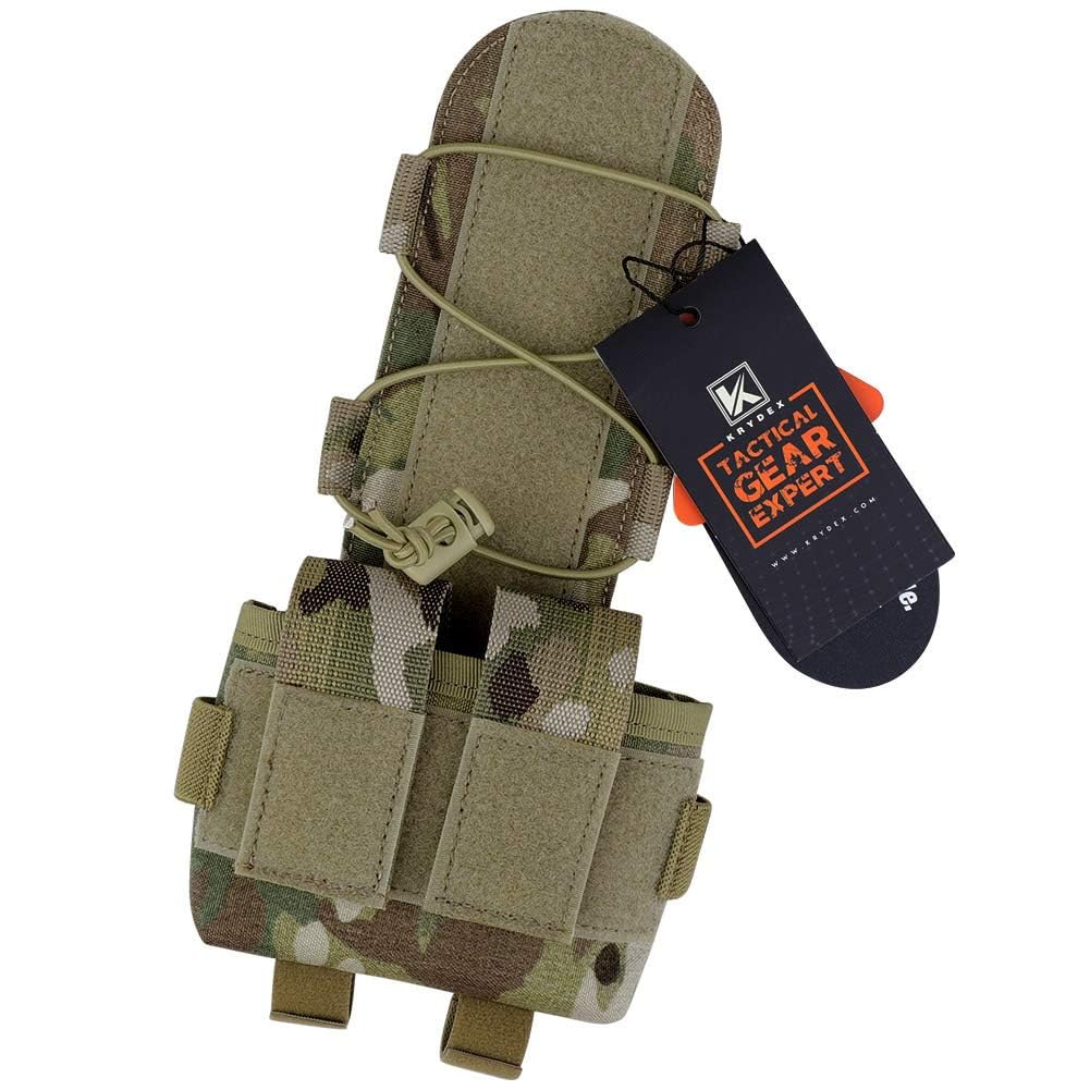 Taktische Helm Batterie Tasche, Gegengewicht Tasche Ausgleichsgewicht Tasche mit Klettverschluss für MK2 Taktische Helme