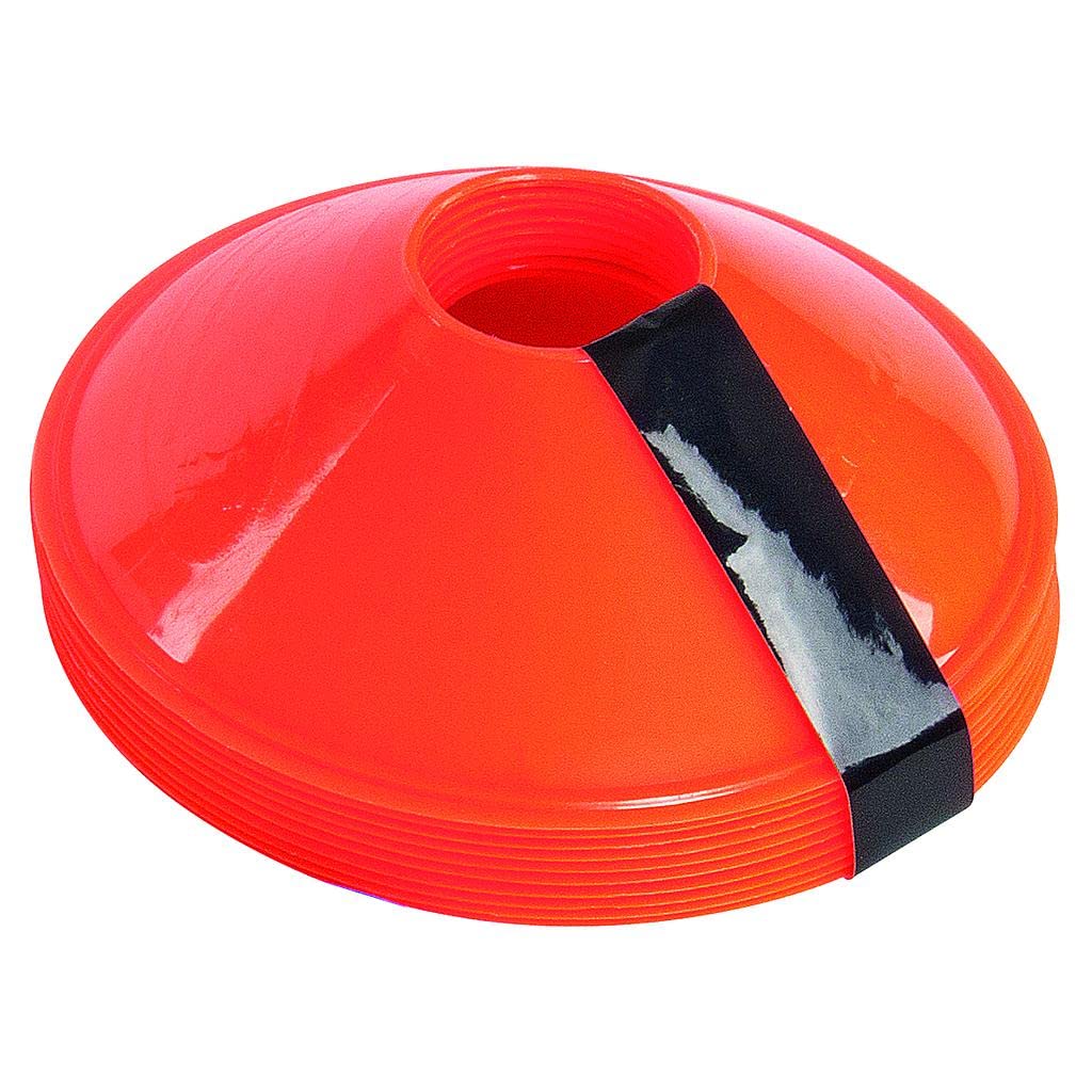 Precision Training (Orange) Precision Field Marker Saucer Cones Soccer Football Agility Training Set Of 10 (2020) Orange