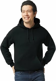Gildan G18500 Adult Fleece Hoodie Sweatshirt - 50/50 Cotton Poly Blend, Classic Fit, Cozy Brushed Interior, Multipack