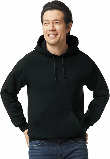 Gildan mens Men's Fleece Hooded Sweatshirt