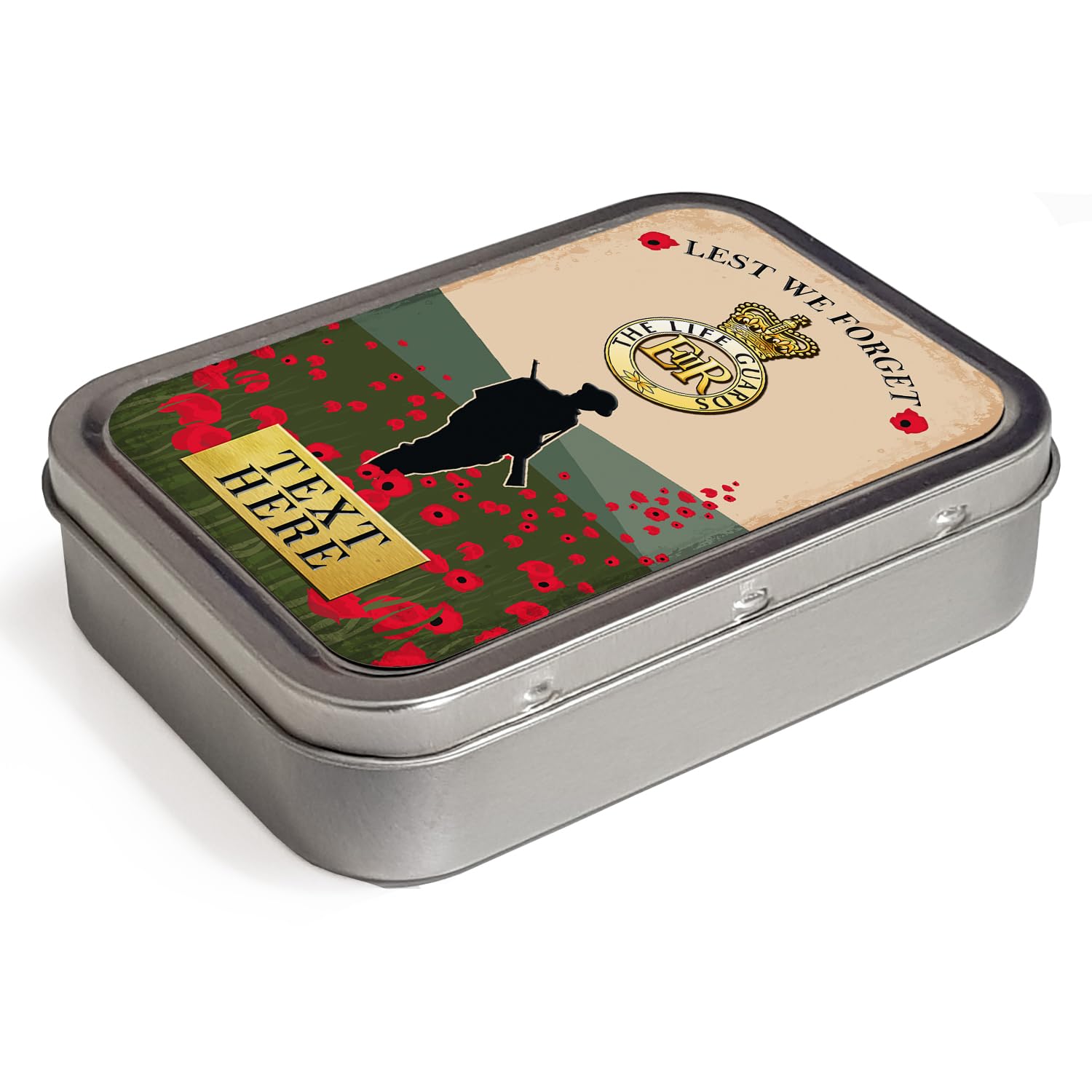 military tobacco tin KRAFTYGIFTS Personalised Veteran Tobacco Tin 2oz Pill Box Military Dad Army  Remembrance Office Badge Poppy Field Gift (Life Guards VPV29) :  Amazon.co.uk: Home & Kitchen