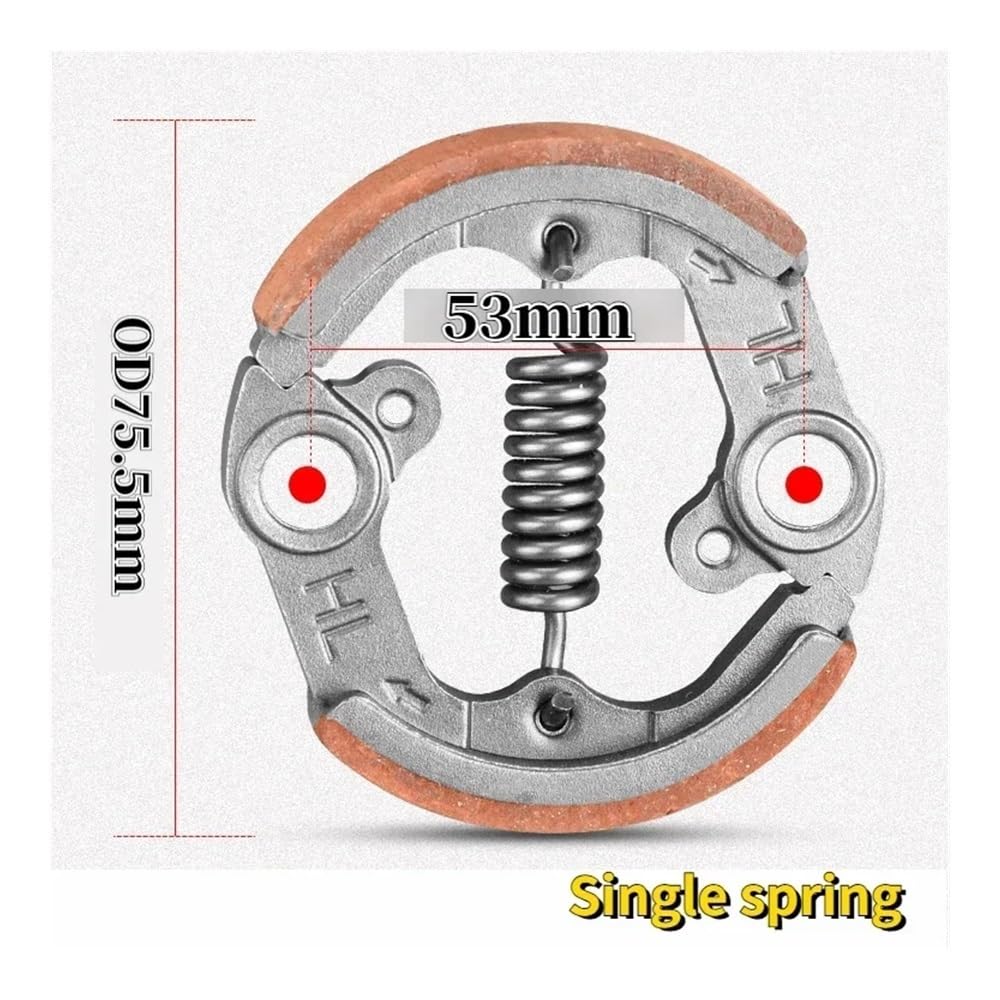 Kit de Embrague de Disco pasivo for cortacésped de 9 Dientes, Compatible con desbrozadoras de Motor pequeño G45 BC4310 G35 BC3410(G45 BC4310-A)