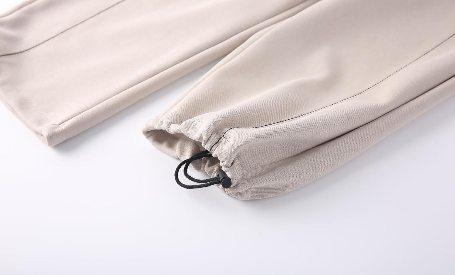 LittleSpring Boys Sweatpants with Adjustable Drawstring Cuffs Loose Fit Open Bottom 5-16 Years - Image 7