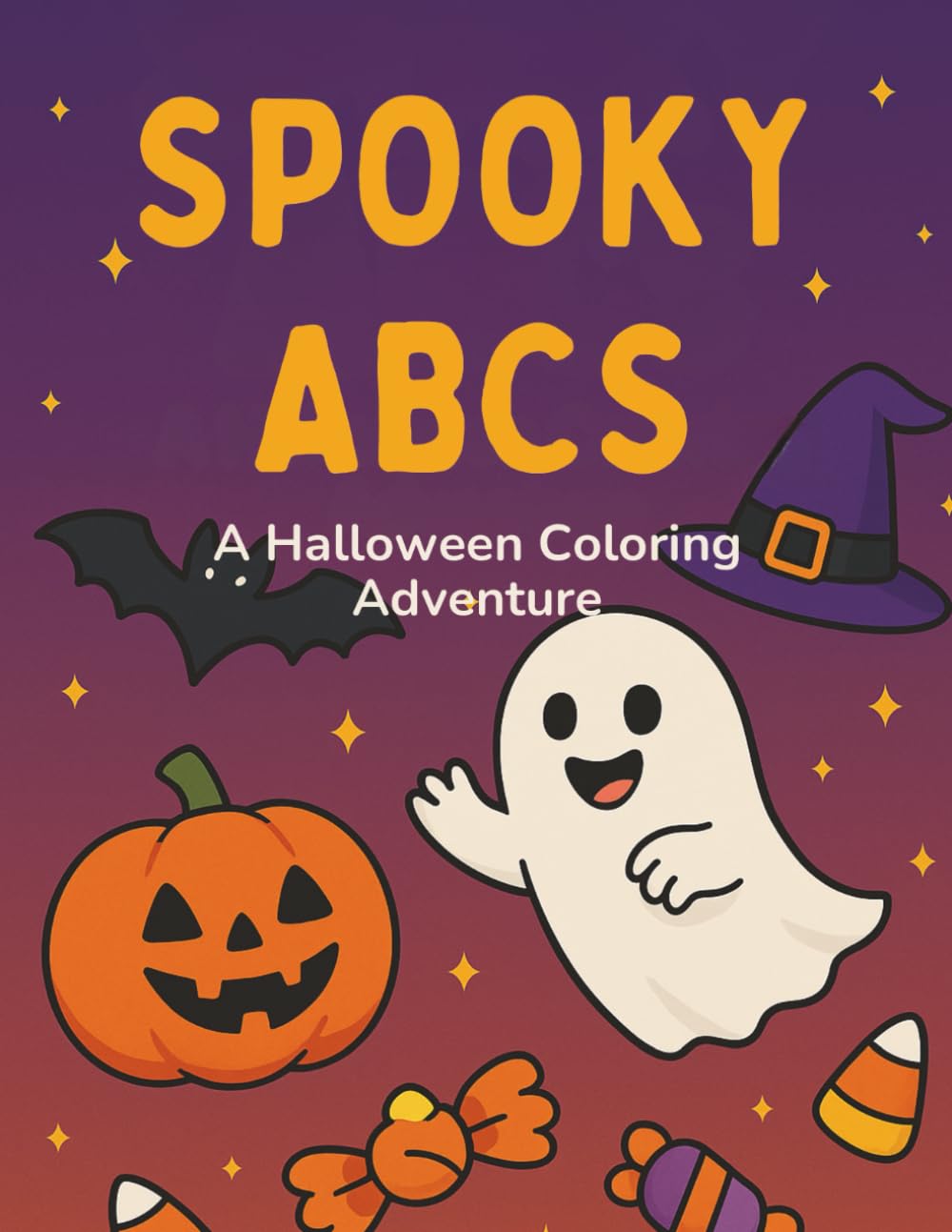 Spooky ABCs: A Halloween Coloring Adventure