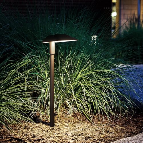 Image of LEONLITE 6-Pack Anti-Glare Low Voltage Pathway Lights, 12-24V AC /DC, 5000K