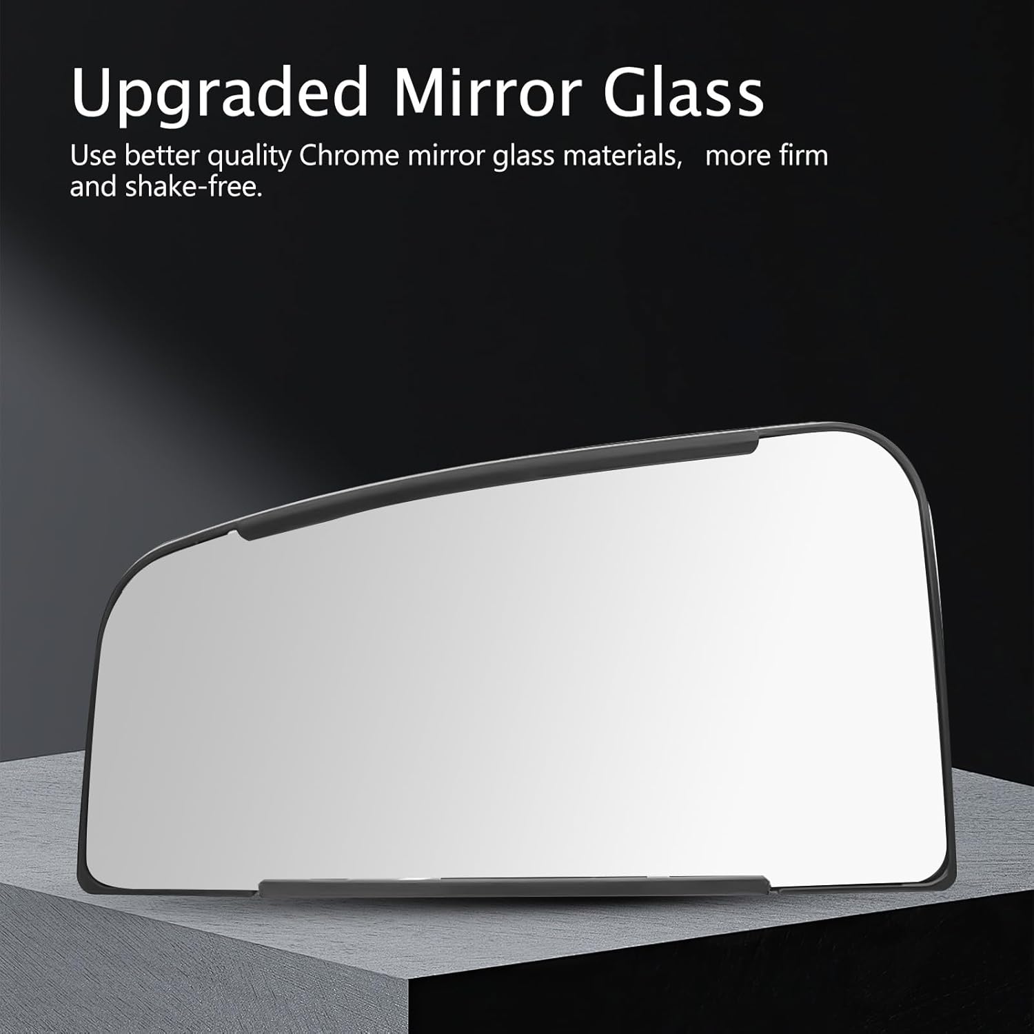 Lower Passenger Side Mirror Glass Replacement with Backing Plate, Compatible with Chevy Express 1500 2500 3500 & GMC Savana Van 2003-2025, Right Convex Blind Spot Lens, Replaces OE 19207171