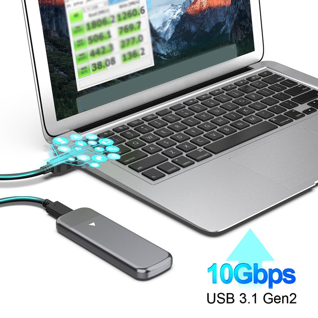 10 Gb M2 NVME SSD obudowa dysku do obudowy dla 2230 2242 2260 2280 dla M.2 do