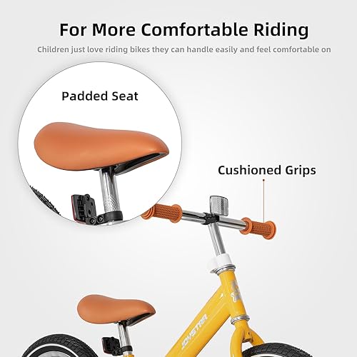 Miniatura 3 de JOYSTAR 1416 Inch Balance Bike for Toddlers and Kids Ages 3-9 Years Old Boys and Girls - Kids Push Bike for Big Kids - No Pedal Sport Training