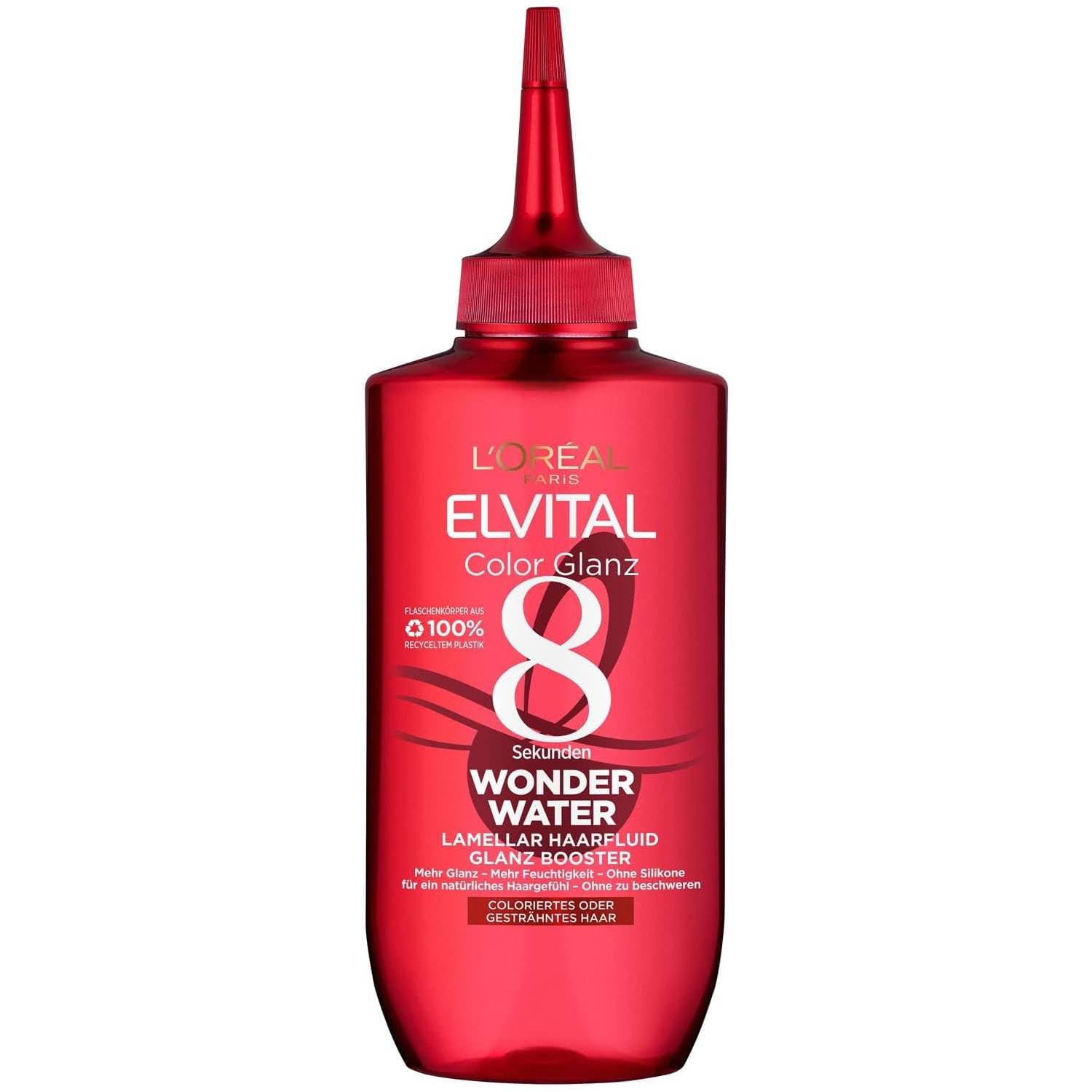 2 szt. L'ORÉAL - ELVITAL Color Glanz 8 sekund Wonder Water Lamellar płyn do włosów 2 x 200 ml