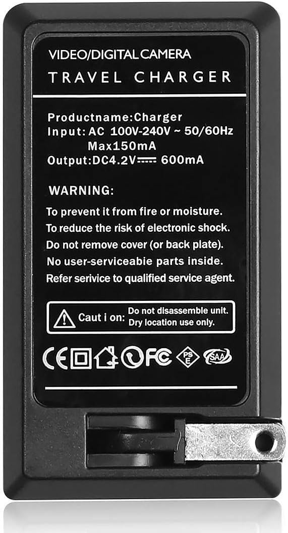 BN-VF707 Battery Charger for JVC BN-VF707U, BN-VF714, BN-VF714U, BN-VF733, BN-VF733U, GR-D29, GR-D239, GR-D240, GR-D244, GR-D245, GR-D246, GR-D247, GR-D250, GR-D253, GR-D270, GR-D271, GR-D275: Electronics
