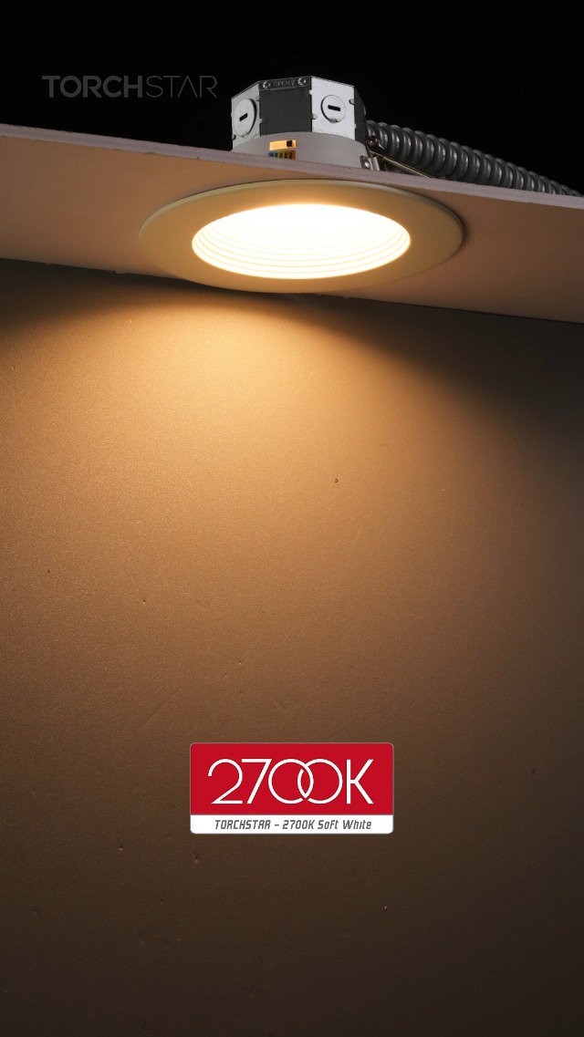 TORCHSTAR 8-Pack 5CCT 6 Inch LED Recessed Lighting Retrofit