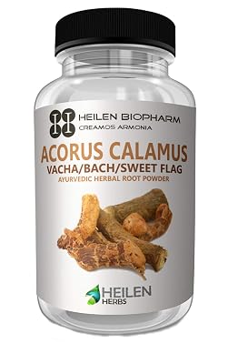 Heilen Biopharm Premium Vacha Powder (Sweet Flag/Acorus Calamus/Bach Powder) For Health Betterment - 100 g Pack of 1