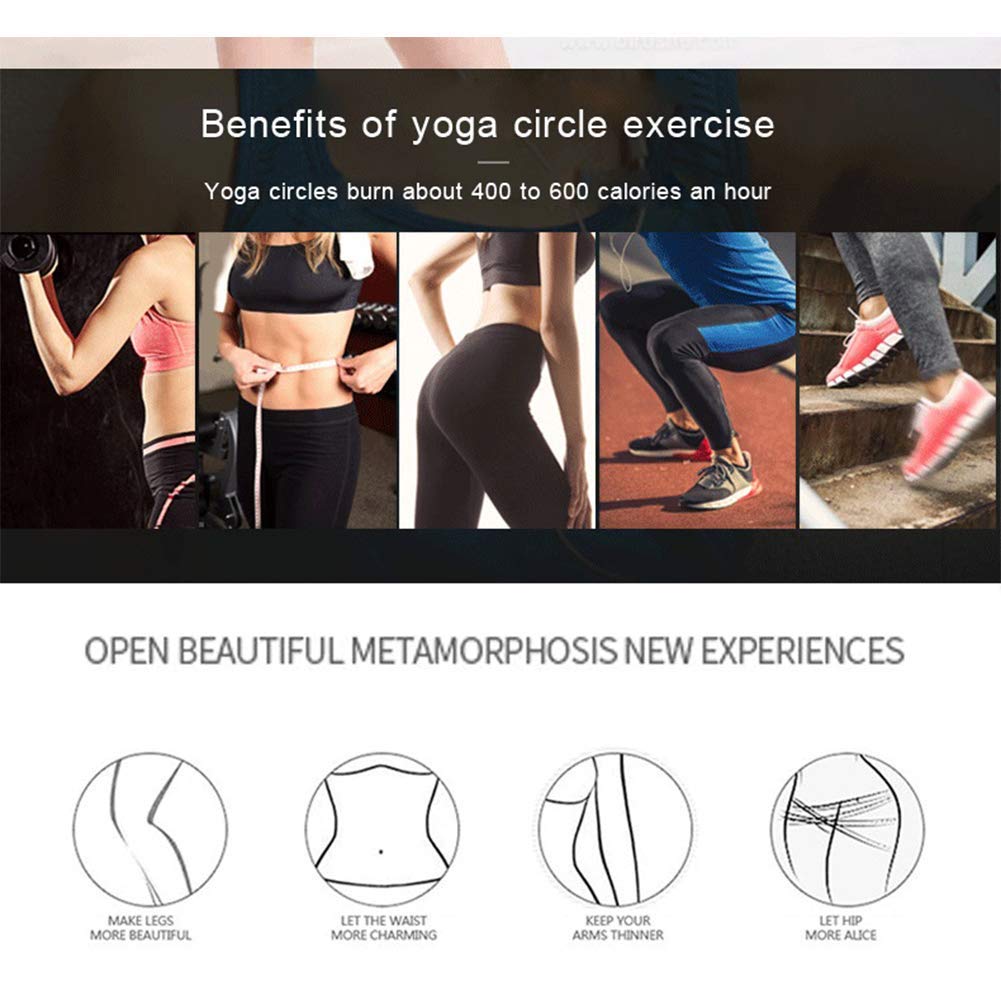 Cerchio di fitness Donna Hula Hoops for adulti e adolescenti, 6 Sezione staccabile Registrazione del fattore di ponderazione del cerchio di Hula for adulti, Hoola Hoops for la vita Trainer vita sottil