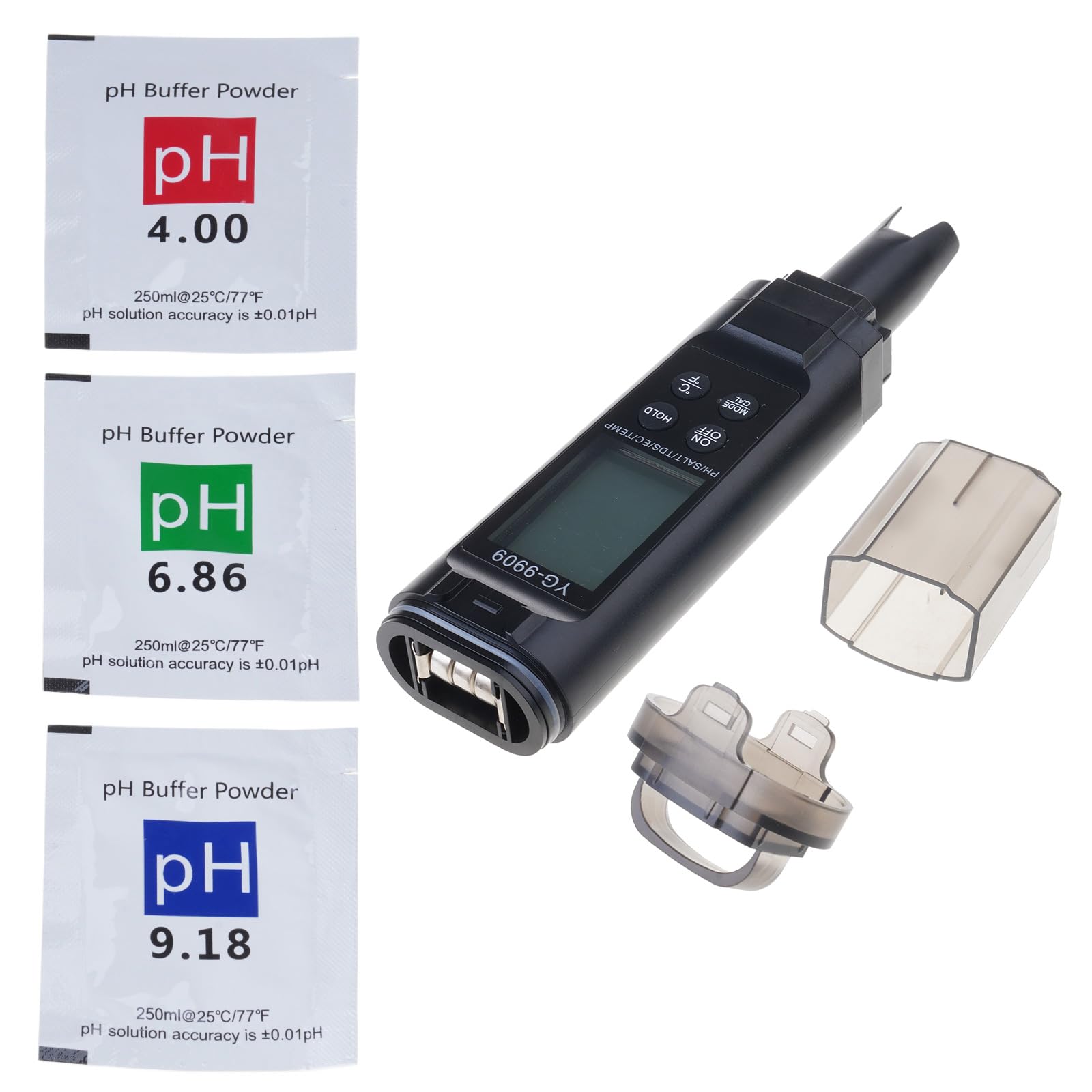 Kalttoy Accuracy Water Tester 5 In 1 Salinity Temperature Meter Digital Meter With Backlit For Pools Water Tester