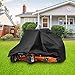 Zero Turn Mower Cover, 210D Universal Fit Lawn Mower Covers, Waterproof, UV, Dust and Wind-Resistant for Outdoor Protection