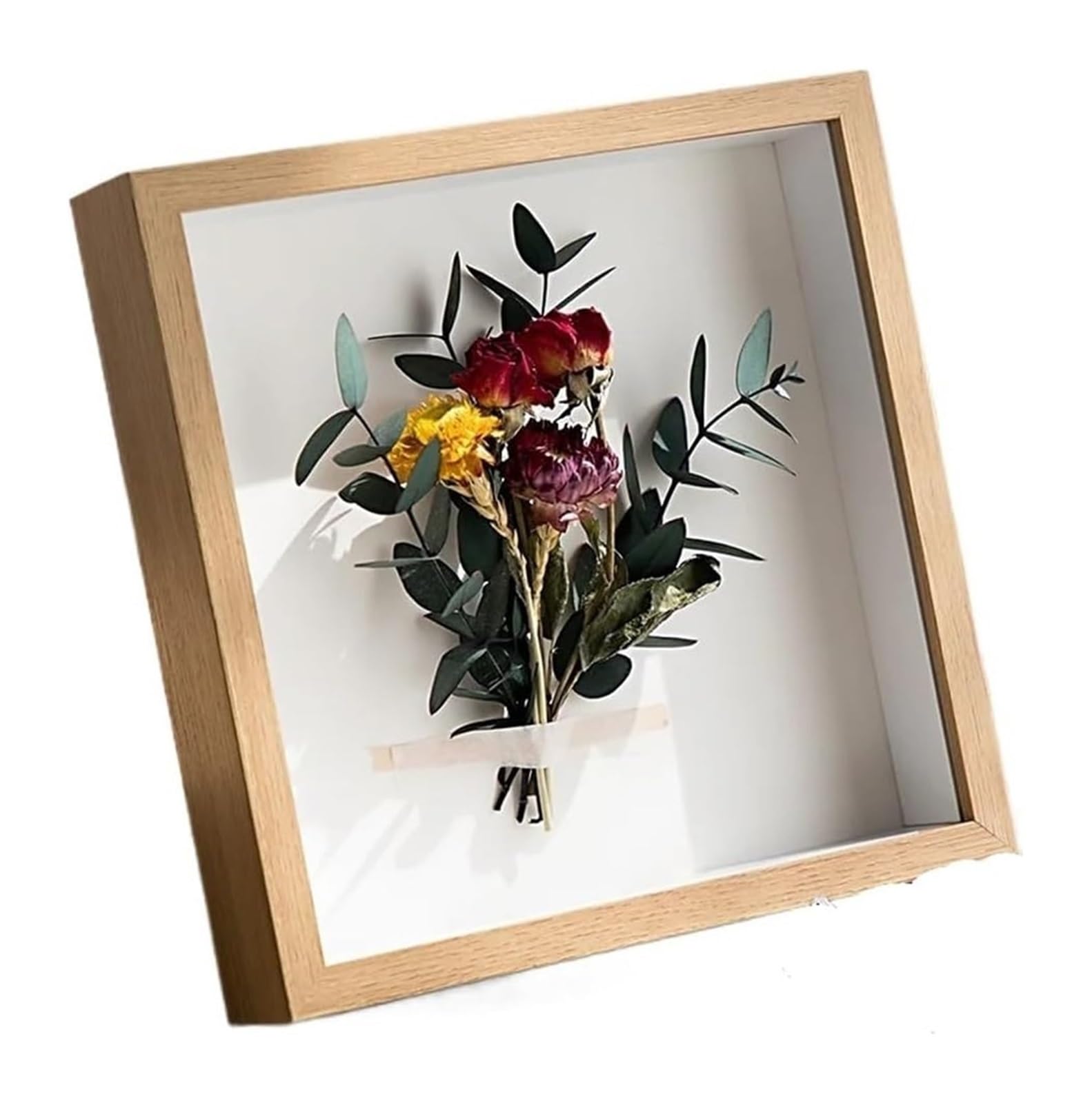 Shadow Box Display, Box Frame Depth 3cm Wooden Shadow Multicolor Multiple Sizes(Color 3,20.3x20.3)