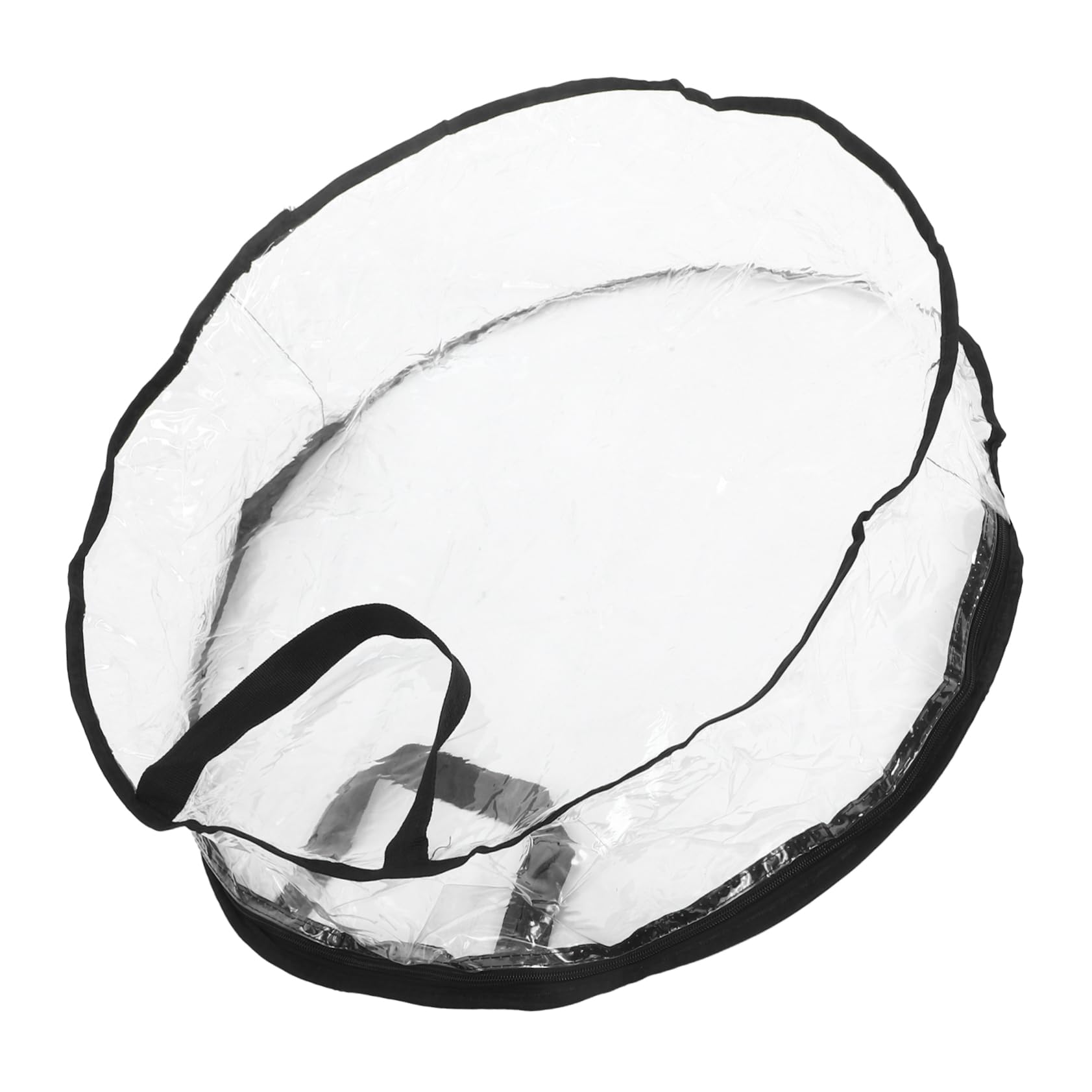 SOLUSTRE Transparent Christmas Wreath Storage Bag Container Foldable Design for Easy Storage for Wreaths up to Organizes Holiday Decorations