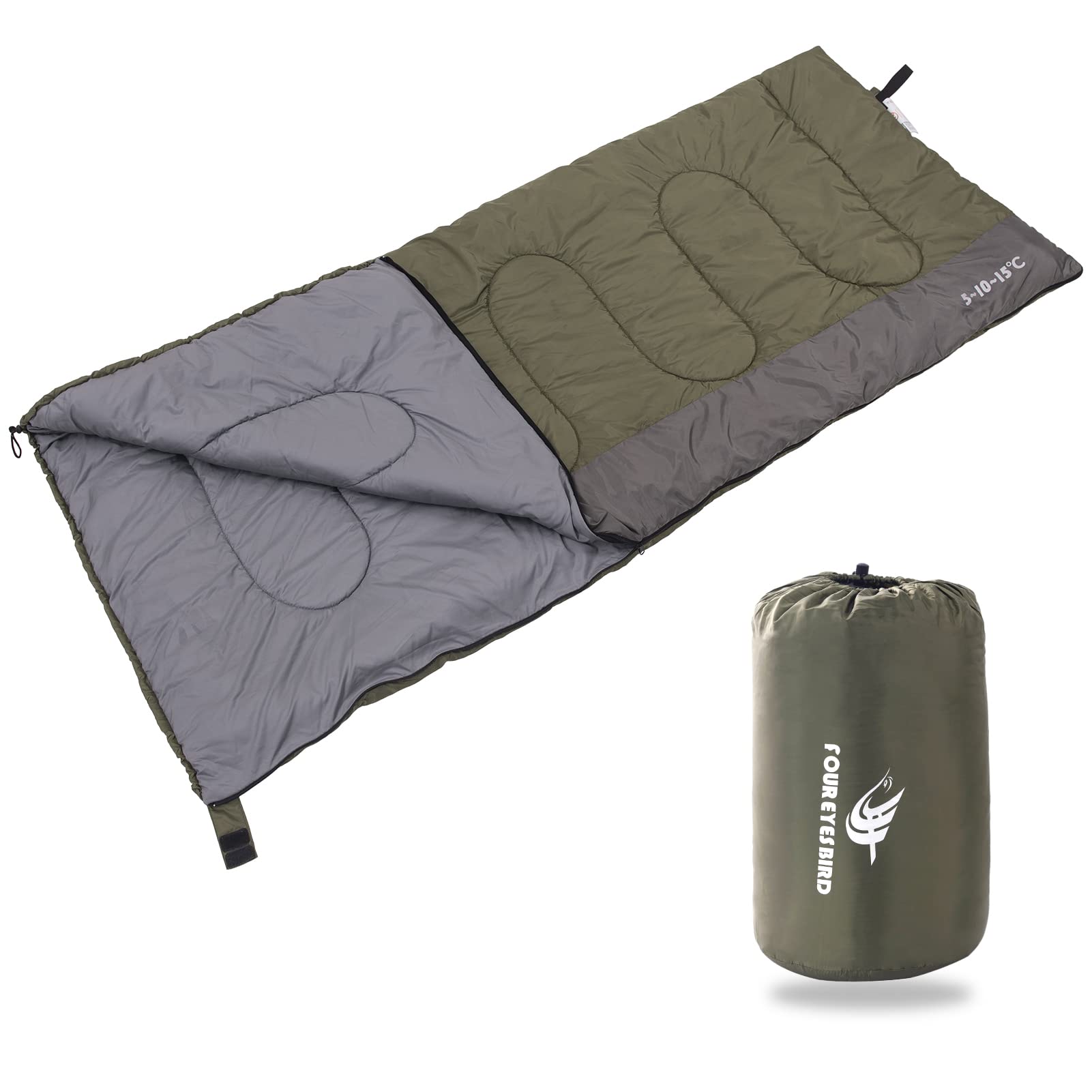 Amazon.com : Arctic Lemmings Envelope Sleeping Bag, Three Seasons